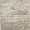 Ivory Gold And Gray Abstract Area Rug