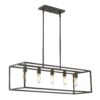 Cobar 5-Light Soil-Rubbed Bronze Island Pendant