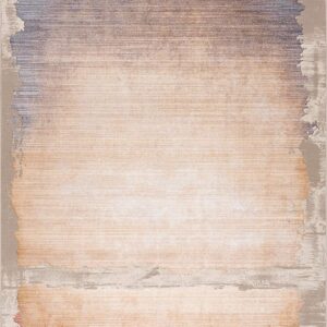 2’ x 10’ Beige Faded Sunset Runner Rug