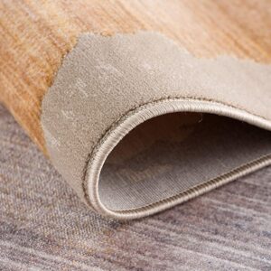 2’ x 13’ Beige Faded Sunset Runner Rug