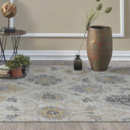 108 X 156 Ivory  Wool Rug