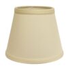 19" Ivory Empire Slanted No Slub Lampshade