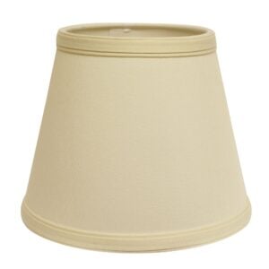 19" Ivory Empire Slanted No Slub Lampshade