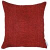 Red Modern Textured Throw Pillow