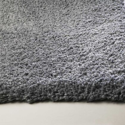 2' X 4' Polyester Grey Area Rug