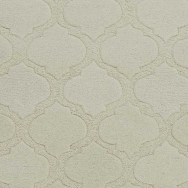 2'X4' Grey Hand Tufted Geometric Indoor Accent Rug