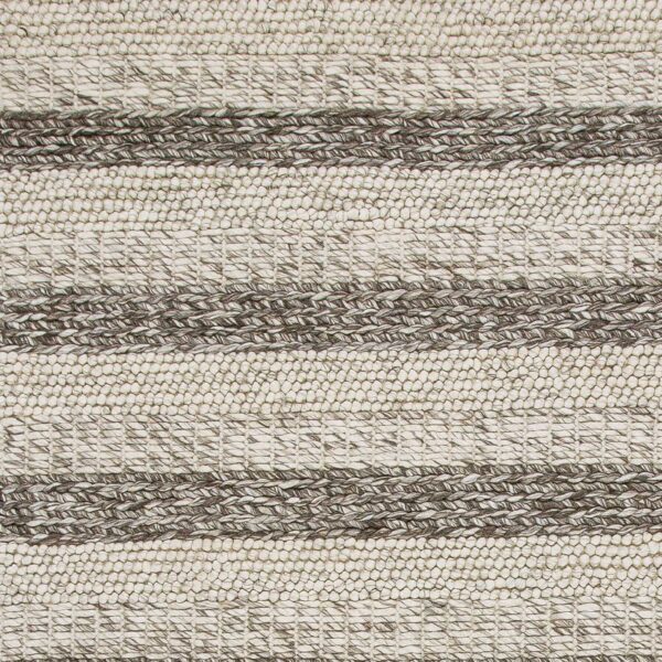 9' X 13' Wool Grey Or  White Area Rug