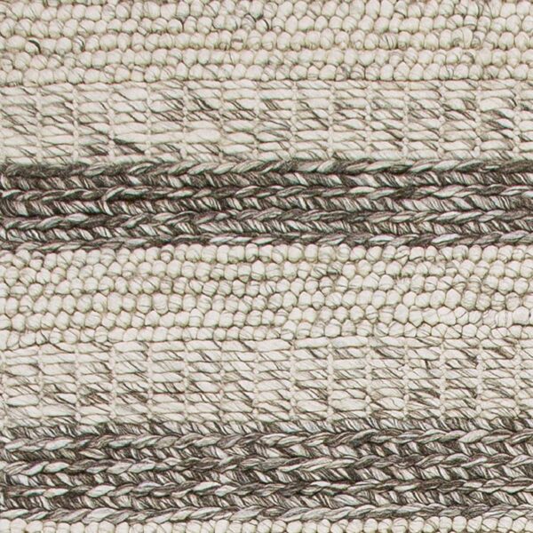 9' X 13' Wool Grey Or  White Area Rug