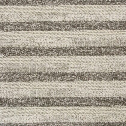 9' X 13' Wool Grey Or  White Area Rug