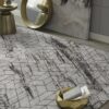 5' X 8' Ivory Geometric Pattern Indoor Area Rug