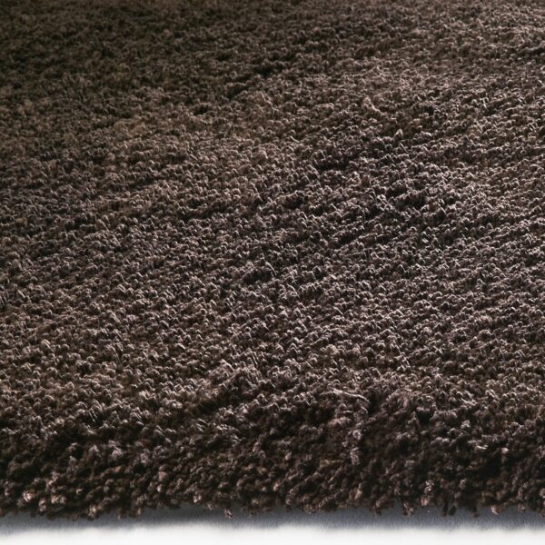 5'X7' Espresso Indoor Shag Rug