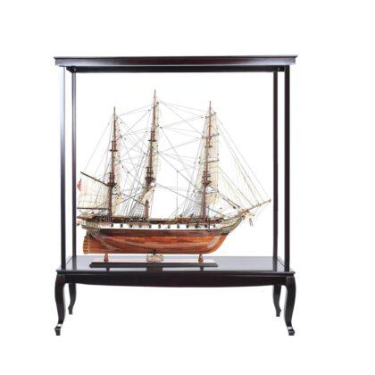 23" Dark Brown Glass Standard Display Stand