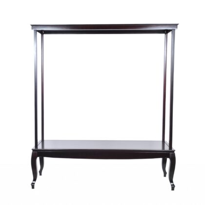 23" Dark Brown Glass Standard Display Stand