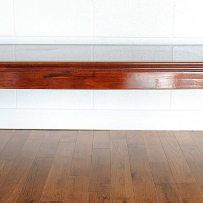 23" Dark Brown Glass Standard Display Stand