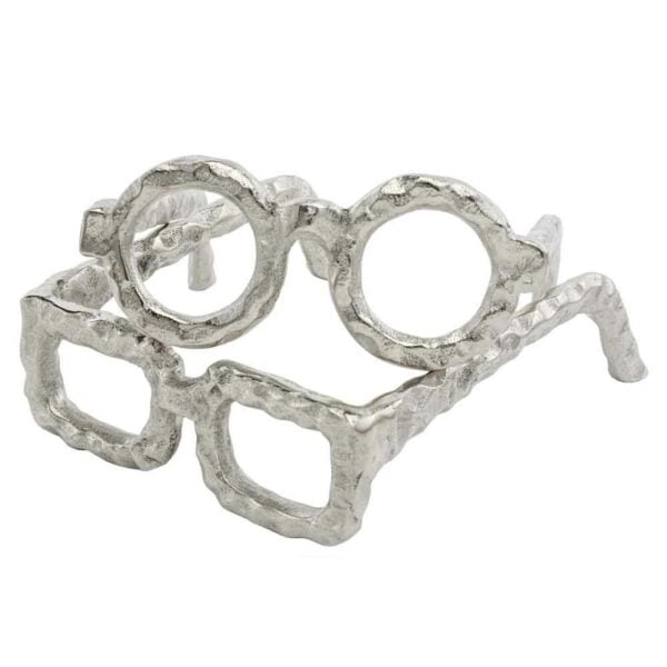 2" Silver Metal Sculpture