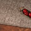2'X4' Beige Heather Indoor Shag Rug