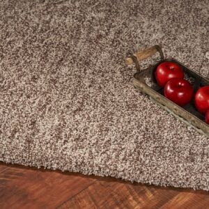 2'X4' Beige Heather Indoor Shag Rug