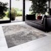 8’ x 11’ Beige Cobblestone Pattern Area Rug