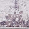 8' X 10' Violet Abstract Dhurrie Area Rug