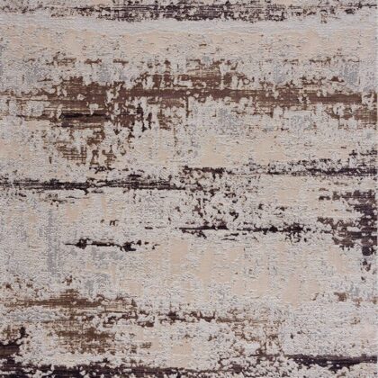 8' X 10' Violet Abstract Dhurrie Area Rug