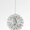 17 X" 17" Stainless Steel Pendant Lamp