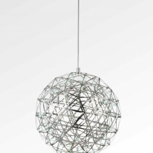 17 X" 17" Stainless Steel Pendant Lamp