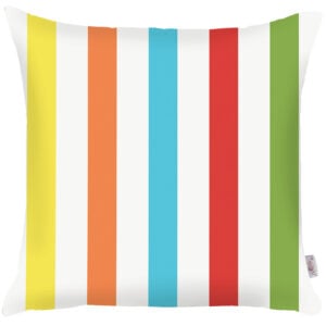 Regatta Stripes Decorative Throw Pillow Cover