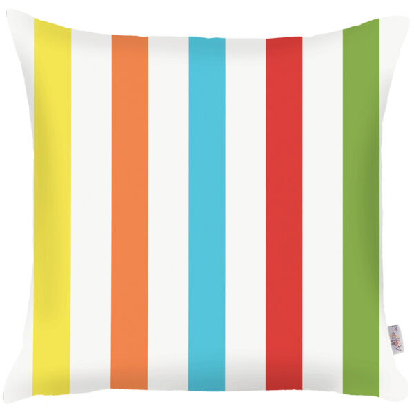 Regatta Stripes Decorative Throw Pillow Cover
