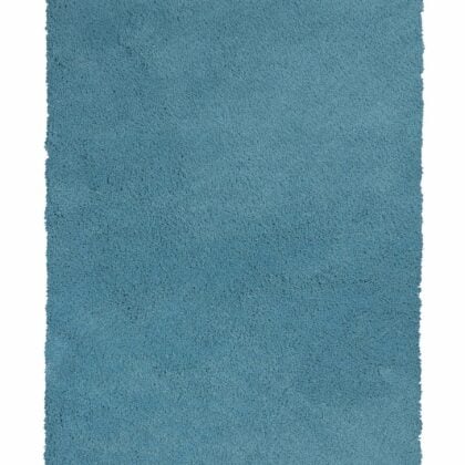 5' X 7' Highlighter Blue Plain Indoor Area Rug