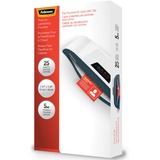 Fellowes® Laminating Pouches, 5 mil, 2 5/8 x 3 7/8, ID w/Clip, 25/Pack