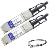 Brocade (Formerly) 40G-QSFP-C-0301 Compatible TAA Compliant 40GBase-CU QSFP+ to QSFP+ Direct Attach Cable (Passive Twinax, 3m)