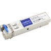 AddOn Dell 407-BBOO-BXD Compatible TAA Compliant 1000Base-BX SFP Transceiver (SMF, 1490nmTx/1310nmRx, 10km, LC, DOM)