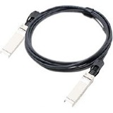 HP JG325B to Brocade (Formerly) 10G-SFPP-SR Compatible TAA Compliant 40GBase-AOC QSFP+ to 4xSFP+ Active Optical Cable (850nm, MMF, 5m)