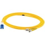 AddOn 5m FC (Male) to LC (Male) Yellow OS2 Duplex Fiber OFNR (Riser-Rated) Patch Cable