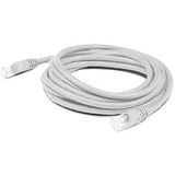 AddOn 8ft RJ-45 (Male) to RJ-45 (Male) white Cat6 Straight UTP PVC Copper Patch Cable