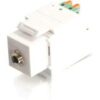 C2G 3.5mm 2-Conductor Keystone Adapter