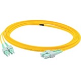 AddOn 3m ASC (Male) to ASC (Male) Yellow OS2 Duplex Fiber OFNR (Riser-Rated) Patch Cable