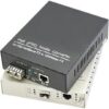 AddOn 10/100/1000Base-TX(RJ-45) to 1000Base-MX(ST) MMF 1310nm 2km IEEE802.3at/48V/1.0A/50W POE Media Converter