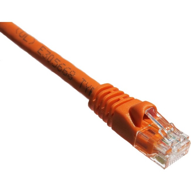 Axiom 7FT CAT5E 350mhz Patch Cable Molded Boot (Orange) - TAA Compliant - Image 2