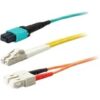 AddOn 2m ASC (Male) to LC (Male) Yellow OS2 Simplex Fiber OFNR (Riser-Rated) Patch Cable