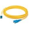 AddOn 1m LC (Male) to SC (Male) Yellow OM4 Duplex Fiber OFNR (Riser-Rated) Patch Cable