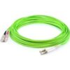 AddOn 9m LC (Male) to SC (Male) Straight Lime Green OM5 Duplex Fiber OFNR (Riser-Rated) Patch Cable