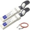 AddOn HP JD092B to Intel E10GSFPSR Compatible TAA Compliant 10GBase-AOC SFP+ to SFP+ Direct Attach Cable (850nm, MMF, 2m)