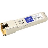 AddOn MSA and TAA Compliant 10/100Base-TX SFP Transceiver (Copper, 100m, RJ-45, Rugged)