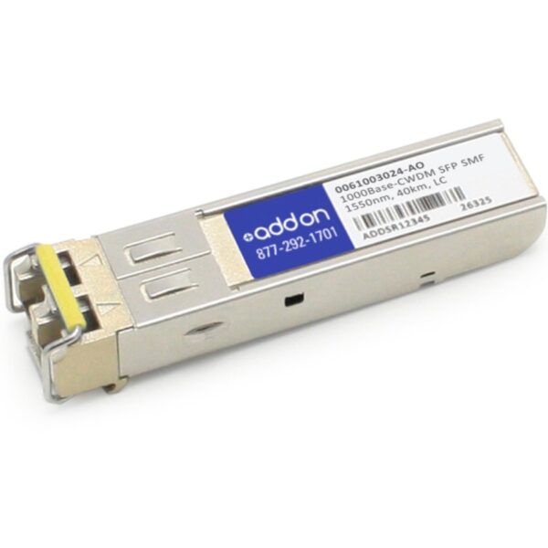 AddOn ADVA 61003024 Compatible TAA Compliant 1000Base-CWDM SFP Transceiver (SMF, 1550nm, 40km, LC)