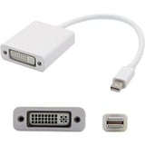 5PK Apple Computer MB570Z/B Compatible Mini-DisplayPort 1.1 Male to DVI-I (29 pin) Female White Adapters For Resolution Up to 1920x1200 (WUXGA)