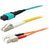 AddOn 25m ASC (Male) to LC (Male) Yellow OS2 Duplex Fiber OFNR (Riser-Rated) Patch Cable
