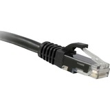 ENET Cat6 Black 20 Foot Patch Cable with Snagless Molded Boot (UTP) High-Quality Network Patch Cable RJ45 to RJ45 - 20Ft
