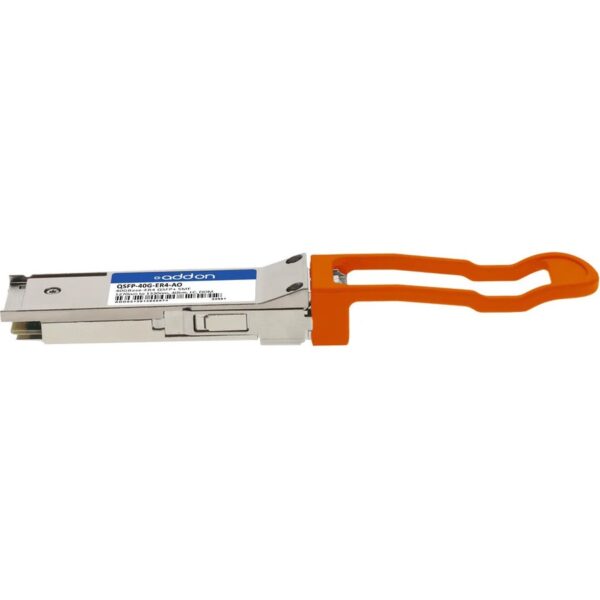 AddOn Cisco QSFP-40G-ER4 Compatible TAA Compliant 40GBase-ER4 QSFP+ Transceiver (SMF, 1270nm to 1330nm, 40km, LC, DOM)