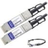 AddOn Cisco QSFP-H40G-ACU5M Compatible TAA Compliant 40GBase-CU QSFP+ to QSFP+ Direct Attach Cable (Active Twinax, 5m)